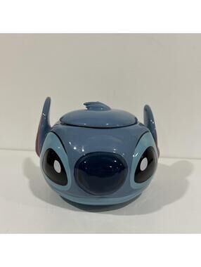 Paladone Disney Stitch Shaped Cookie Jar Ceramic Storage Jar